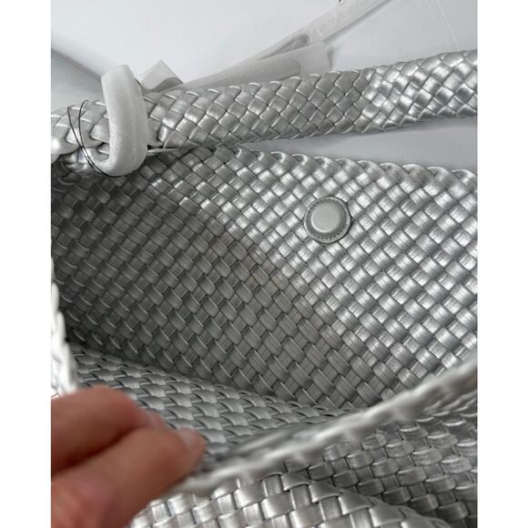 DKNY Giselle Hobo bag with wristlet Silver - Picture 8 of 14